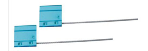 PAS17712 C-106Aの車のための青い航空機ケーブル2mmの直径の高い安全性のトラックのシール