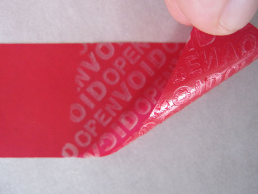 車Windowsのためのバーコードの印刷を用いるペット/鉄の非残余のタンパーの明白なラベル